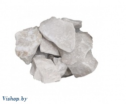 Камень Белый кварцит колотый 20 кг