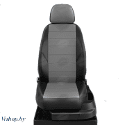 Автомобильные чехлы для сидений Toyota Camry седан. ЭК-02 т.сер/чёрный