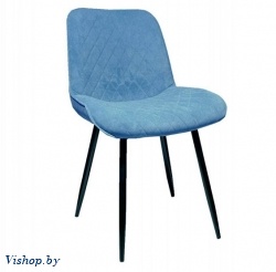 стул dikline 220 микровелюр v16 синий ножки черные на Vishop.by 