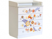 комод polini kids simple 1880 прогулка белый на Vishop.by 