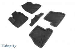 Коврики салона EVA 3D соты для Ford Focus III МКПП 2015-2019 Черные