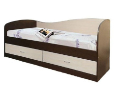 кровать лагуна-2 венге ясень шимо светлый на Vishop.by 