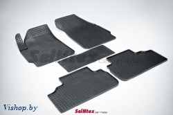 Резиновые коврики салона Сетка для Ford Escape 2007-2012 Черные