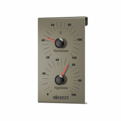 Термогигрометр EVEREST алюминий PLATINUM (TG-24)