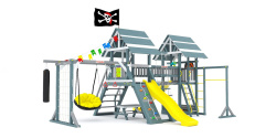Детская спортивная площадка для дачи Савушка lux 9 COMFORT Индиго