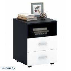 тумба альба-2 черный/белый на Vishop.by 