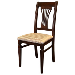 стул анри орех атина золотой