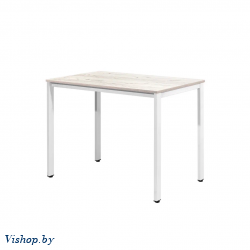 стол сеул 100х60 дуб белый металл белый на Vishop.by 
