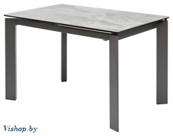 стол обеденный mebelart corner 120 серый мрамор/серый на Vishop.by 