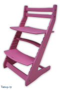 стул вырастайка 2 розовый на Vishop.by 