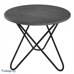 стол журнальный beautystyle 20 серый бетон черный на Vishop.by 