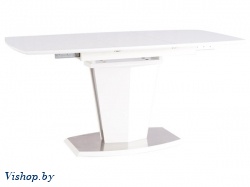 стол обеденный signal houston раскладной белый мат на Vishop.by 