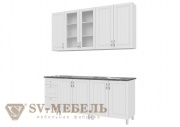 кухонный гарнитур sv-мебель прованс (1,8 м) 912 белый текстурный/корпус белый на Vishop.by 