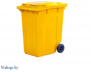 Мусорный контейнер 360 л (желтый)