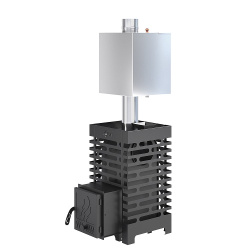 Печь для бани ASTON 16 с баком на трубе 50л (AISI 439) от Vishop.by 