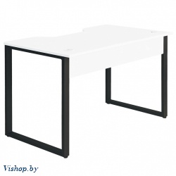 стол геймерский гонконг дт-3 130x70x75 белый металл черный на Vishop.by 