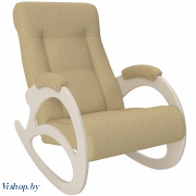 Кресло-качалка модель 4 б/л Мальта 03 сливочный на Vishop.by 
