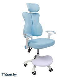 кресло поворотное lolu ткань синий на Vishop.by 