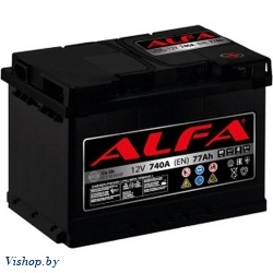 Автомобильный аккумулятор ALFA battery Hybrid R  AL 77.0 (77 А/ч)