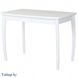 стол обеденный массив белый на Vishop.by 