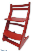 стул вырастайка 2 красный на Vishop.by 