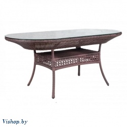 Стол обеденный овальный CAMELLIA шоколад
