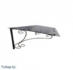 Козырек сварной К-19 прозрачный Саниджи