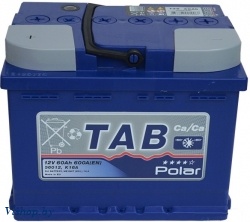 Автомобильный аккумулятор TAB Polar Blue 121060 (60 А/ч)