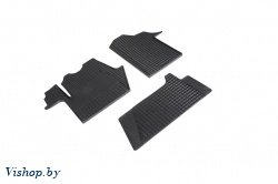 Резиновые коврики салона Сетка для Renault Master III R2 2014- Черные