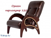 кресло для отдыха модель 41 орегон перламутр 120 орех на Vishop.by 