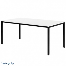 стол сеул 160х80 белый металл черный на Vishop.by 