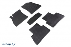 Резиновые коврики салона Сетка для Nissan Juke 2011- Черные
