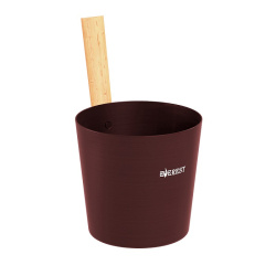 Шайка EVEREST 5л алюминий DARK BROWN (TG-46)