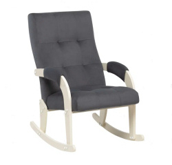 Кресло-качалка Leset Спринг слоновая кость Velur V32 на Vishop.by 