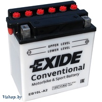 Мотоаккумулятор Exide Conventional EB10L-A2 (11 А/ч)