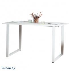 стол ницца 130х80 белый металл белый на Vishop.by 
