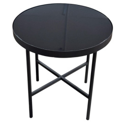 стол журнальный металларт м011 малый стемалит черный на Vishop.by 