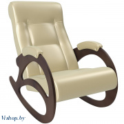 Кресло-качалка модель 4 б/л Орегон перламутр 106 орех на Vishop.by 