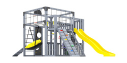 Детская площадка для дачи Савушка КУБ-3 Серый