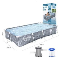 Бассейн каркасный Bestway 561FV 366x201x66см