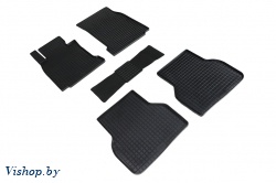 Резиновые коврики салона Сетка для BMW 5 Ser E-39 1995-2004 Черные