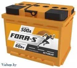 Автомобильный аккумулятор Fora-S L+ (60 А/ч)