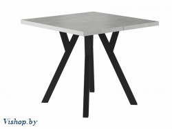 стол обеденный signal merlin раскладной бетон черный на Vishop.by 