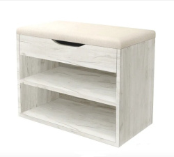 Банкетка Этна СН-122.07 дуб крафт белый