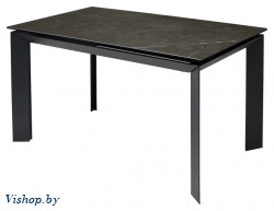 стол обеденный mebelart cremona 140 темно-серый мрамор/черный на Vishop.by 