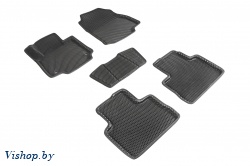 Коврики салона EVA 3D ромб для Toyota RAV4 V МКПП 2019- Черные