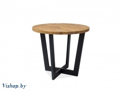 стол обеденный signal cono дуб натуральный/черный на Vishop.by 