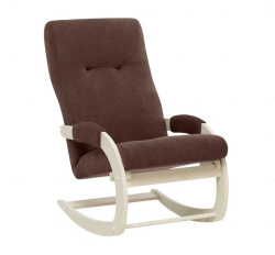 Кресло-качалка Leset Блисс слоновая кость Antonio Chocolate на Vishop.by 