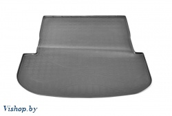 Коврик багажника Hyundai Palisade (2020) (7 мест, сложенный 3 ряд) серый