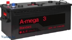 Автомобильный аккумулятор A-mega Standard 190 (3) ASt 190.3 (190 А/ч)